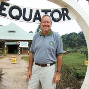 Mike at the equator